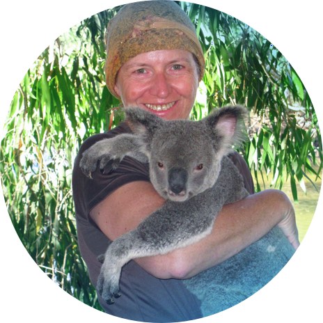 Eva Redenbacher und Koala