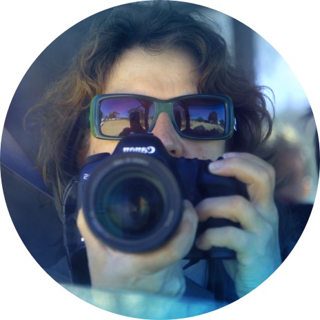 Eva Redenbacher und Kamera